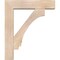 Ekena Millwork Imperial Block Smooth Bracket w/ Offset Brace, Douglas Fir, 7 1/2"W x 32"D x 38"H BKT0806X32X38IMP05SDF - alternate 2